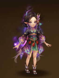 Dark Vermilion Bird Dancer