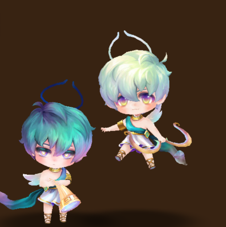 Light Twin Angels "Miruel and Graciah"